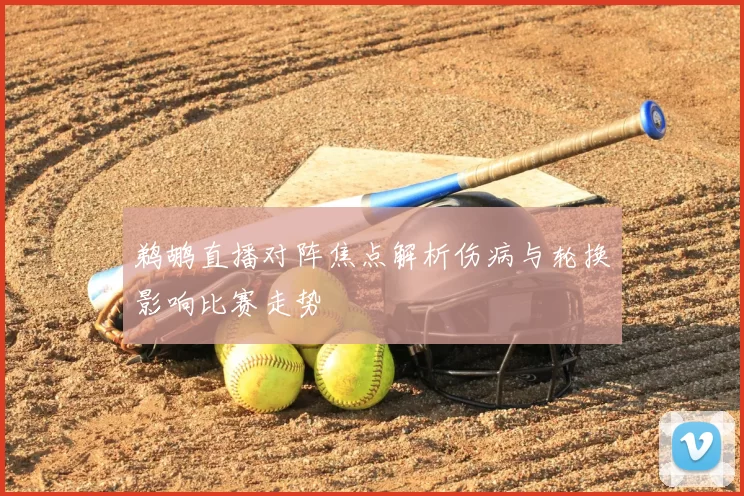 鹈鹕直播对阵焦点解析伤病与轮换影响比赛走势